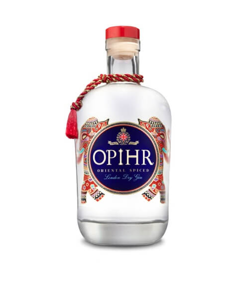 Opihr Oriental Spiced Gin Bottle on white