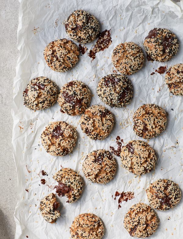 Melissa Hemsley Eat Green recipes, tahini chocolate cookies, tahini choc cookies
