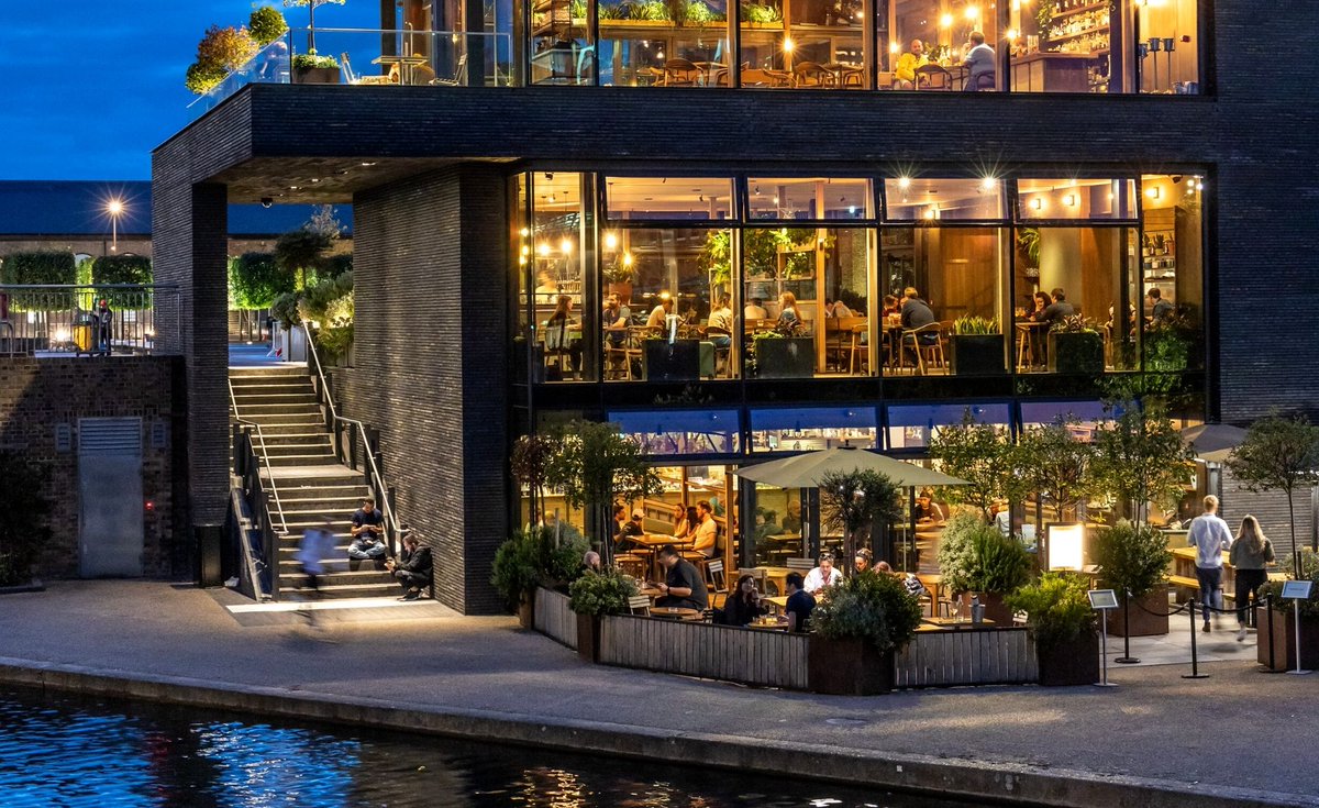 London Restaurants by the Water, London Restaurants by canal, canal restaurants london