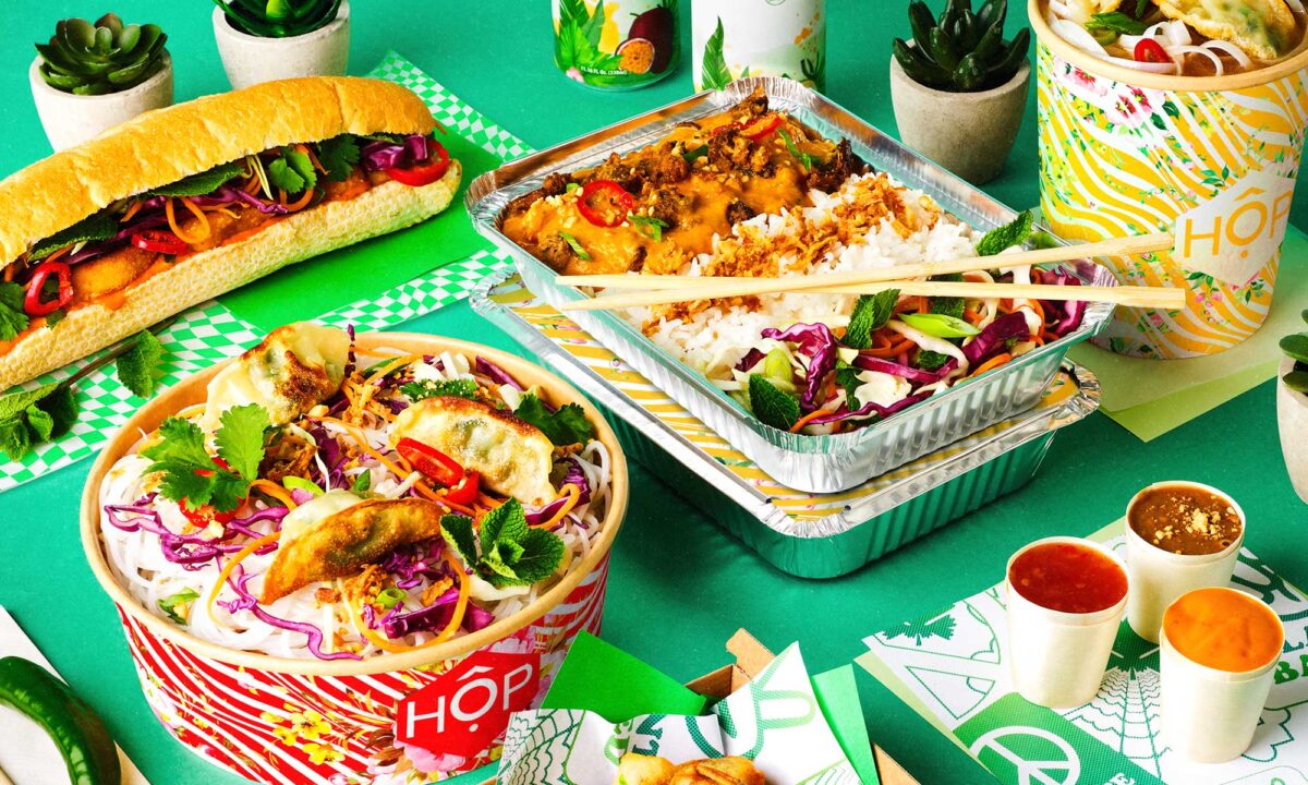 Vietnamese rice boxes and pho bowls at HOP King’s Cross