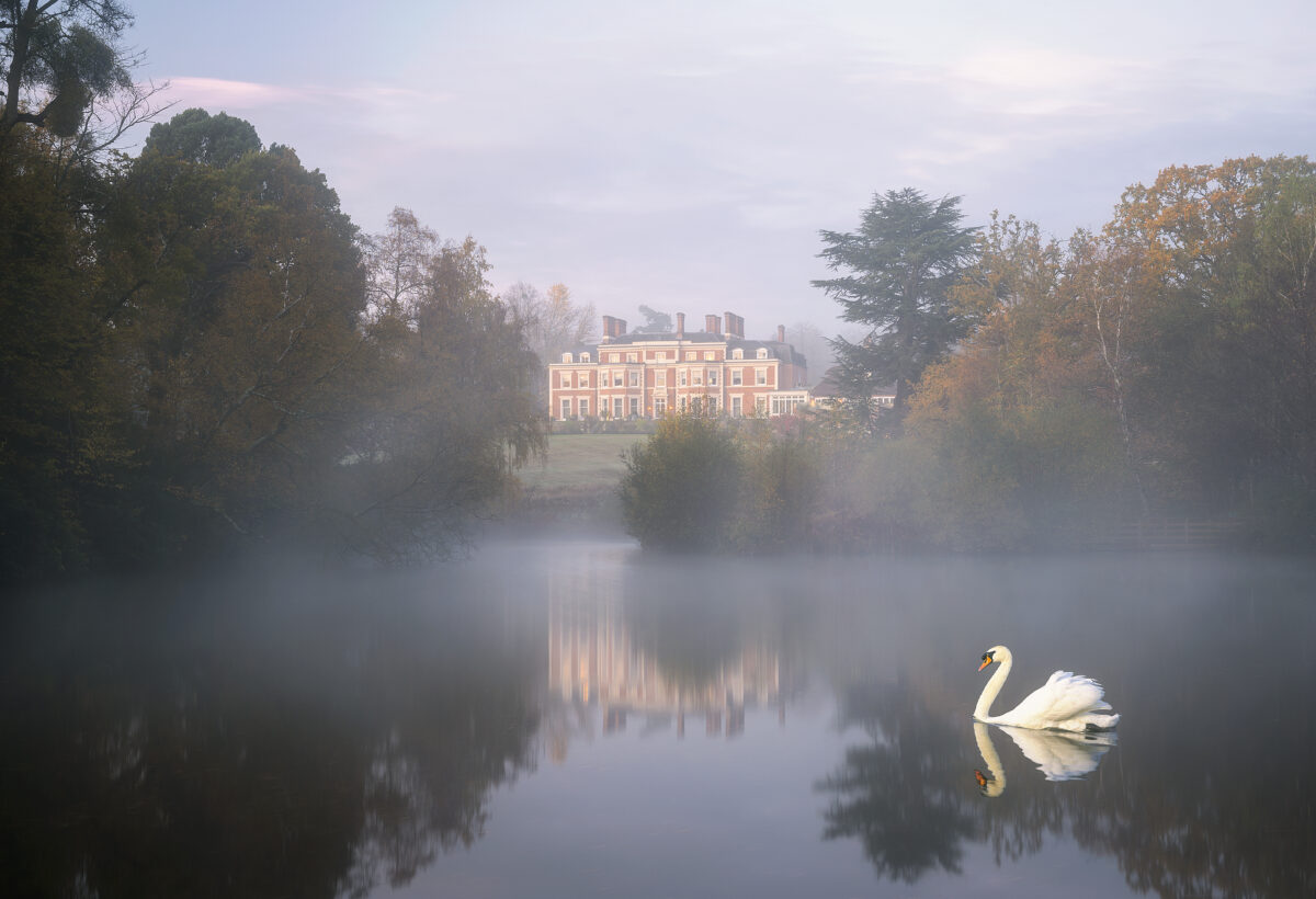 Heckfield Place Hampshire autumn