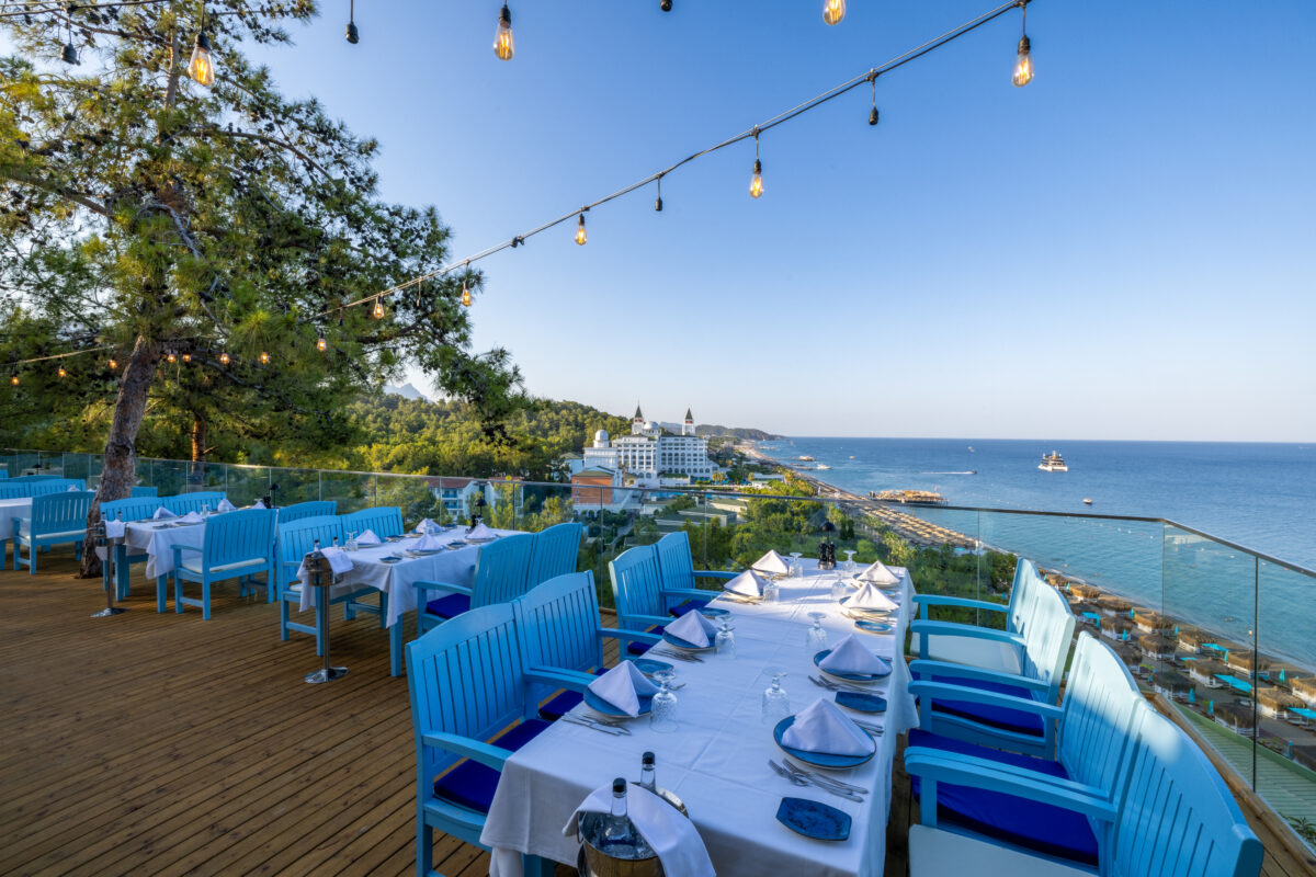 View from Pescatore restaurant