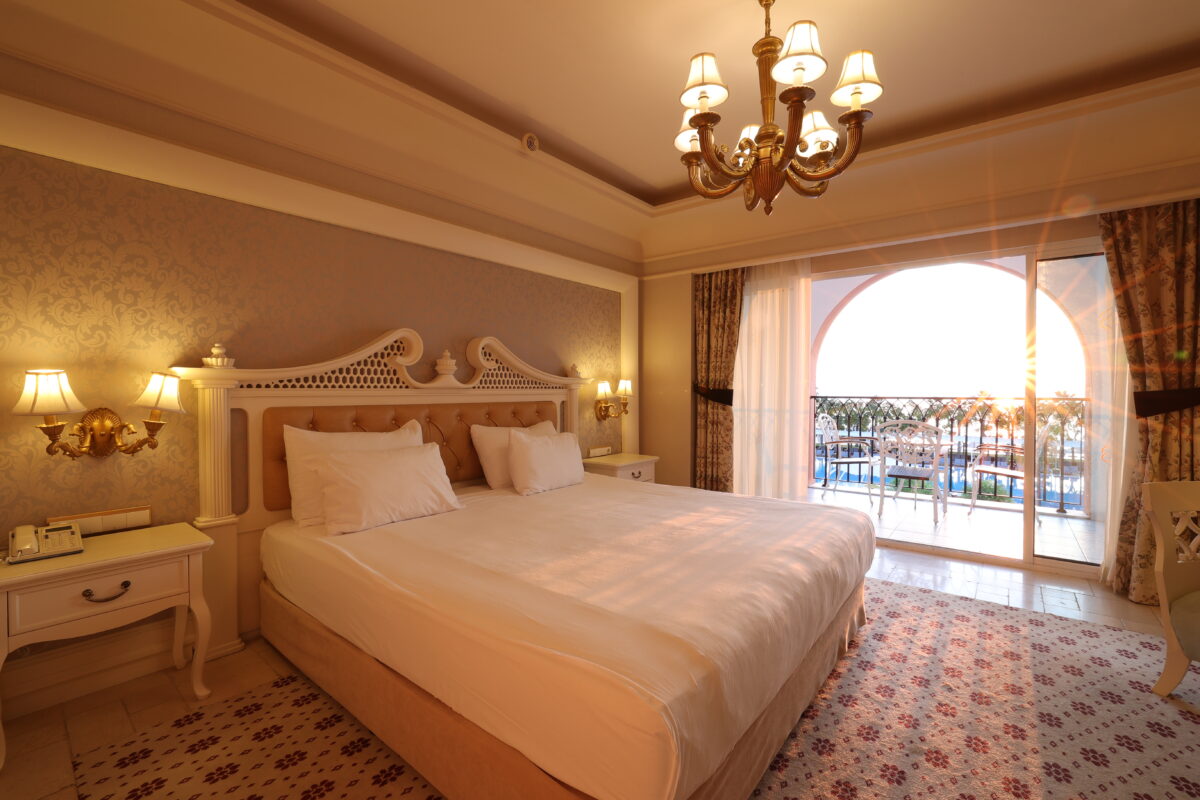 Hotel bedroom at Nirvana Dolce Vita
